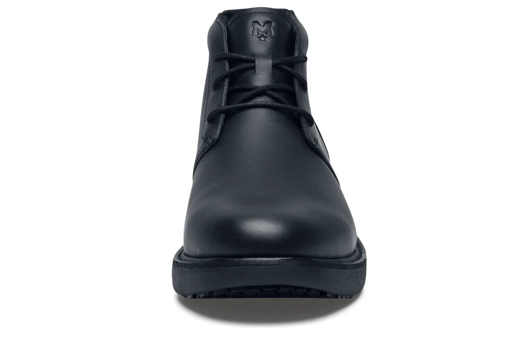 Men's Black Comfortable Slip-Resistant Chukka with Ice Grip