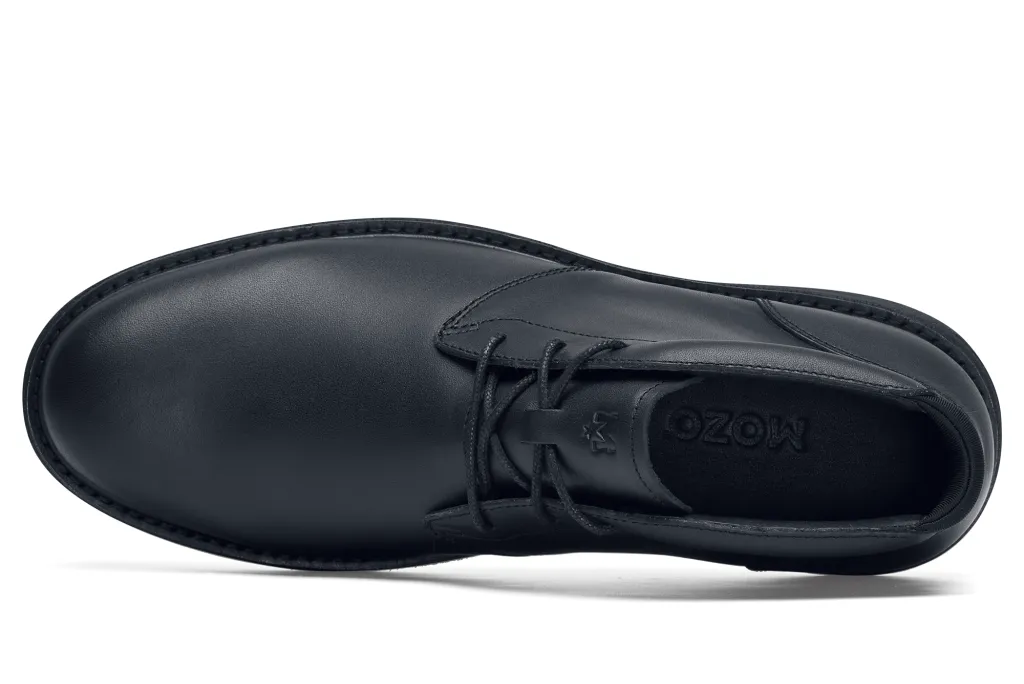 Men's Black Comfortable Slip-Resistant Chukka with Ice Grip