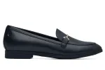 Lila Emily Non-Slip Black Dress Flats for Hospitality