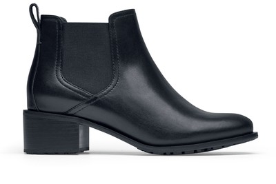 Cassie Bootie Women's Black Slip-Resistant Work Shoes | Shoes For Crews