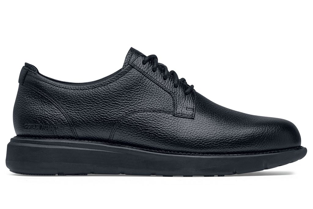 Spotlijster Harde ring Aankondiging Cole Haan Chester Oxford: Men's Black Slip-Resistant Shoes | Shoes For Crews