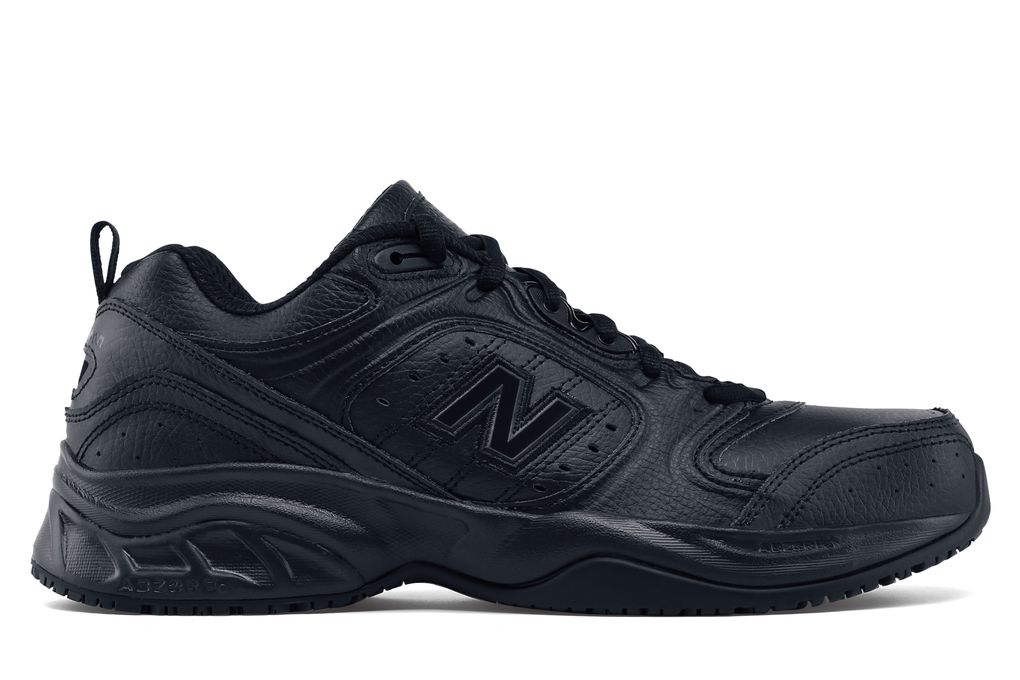 New Balance 623v2: Men's Black Non-Slip Work Shoes | Shoes For Crews