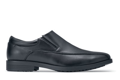 Dockers Director II Men's Slip-Resistant Leather Black Dress Shoe | Shoes For Crews