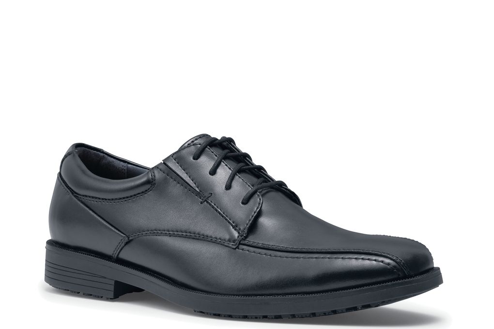 Dockers Partner II - Men's/Black - Slip-Resistant Leather Dress Shoes ...