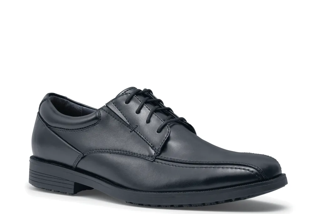 Dockers Partner II Men's Black Slip-Resistant Leather Dress Shoes