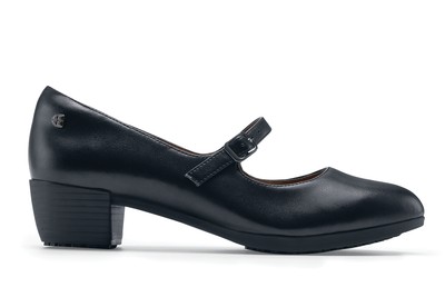 Vita: Women's Black Slip-Resistant Dress Work Shoes | Shoes For Crews
