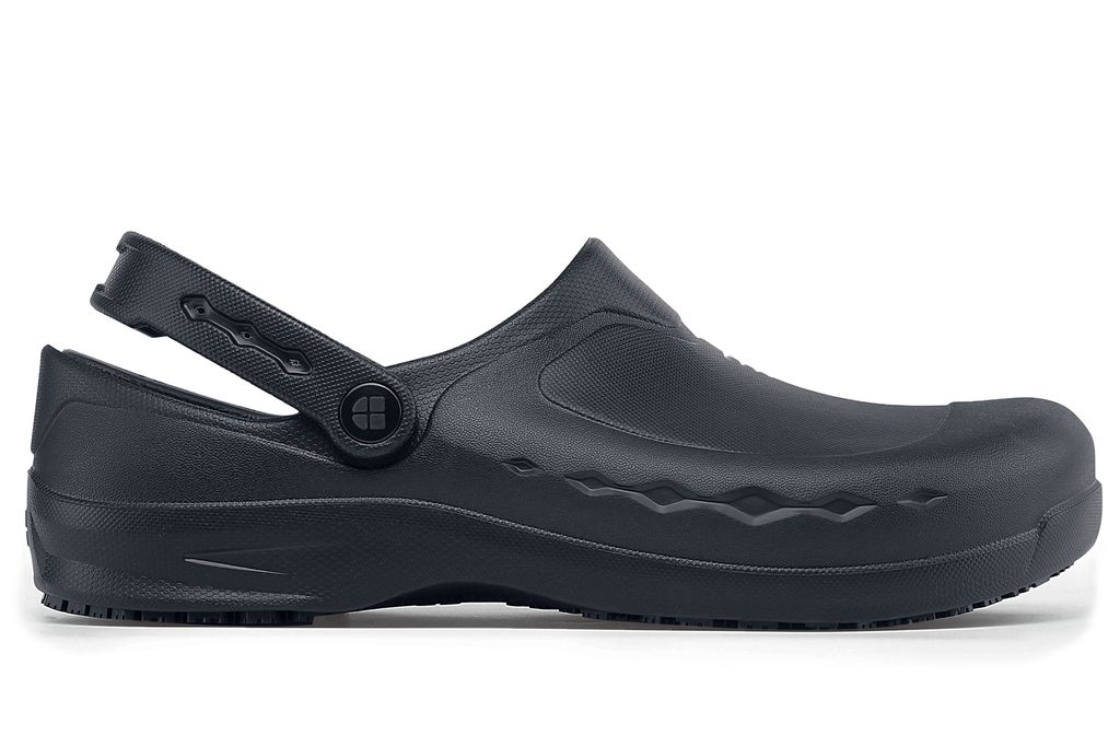 Zinc: Comfortable Black Slip-Resistant Work Clogs | Shoes For Crews