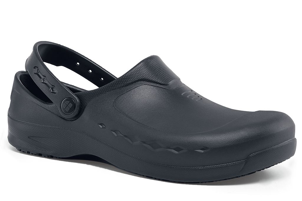 Zinc: Comfortable Black Slip-Resistant Work Clogs | Shoes For Crews
