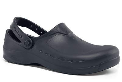 Zinc: Comfortable Black Slip-Resistant Work Clogs | Shoes For Crews