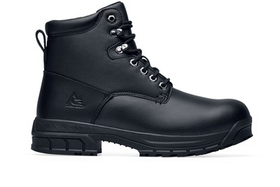 Rowan: Men's Black Slip-Resistant Work Boots | Shoes For Crews