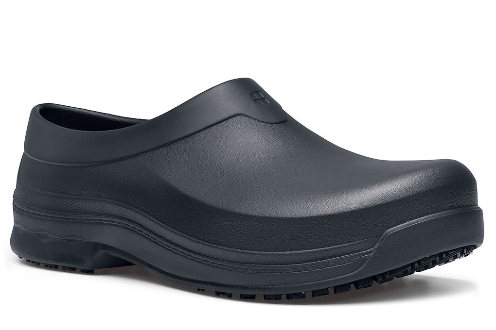 Radium: Black Slip-Resistant Work Clogs | Shoes For Crews