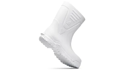 Bullfrog Pro II White Soft Toe Slip-Resistant Work Boots | Shoes For Crews