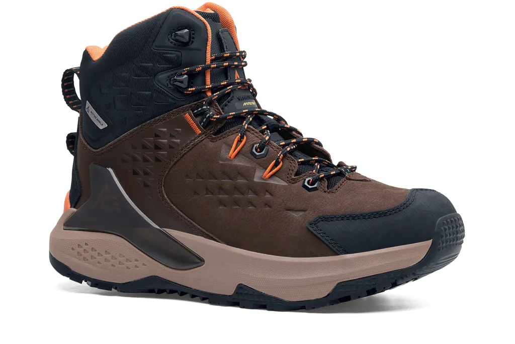 【ARAN】FATIGUE 46 - COOL MAX TWILL ACE ARROW Brown Soft Toe Slip-Resistant Hiker Boots