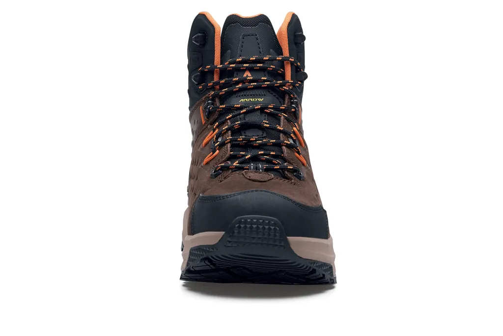 ACE ARROW Brown Soft Toe Slip-Resistant Hiker Boots