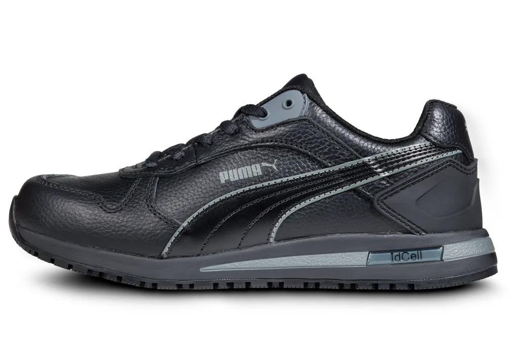 Women's PUMA® Safety Frontside—Black Slip-Resistant Work Shoe