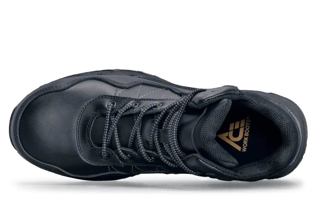 ACE Piston Mid Water-Proof Slip-Resistant Work Boots display picture 1
