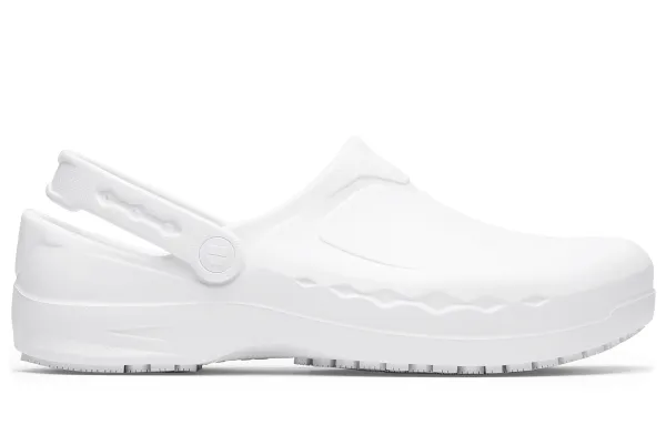 Zinc: White Slip-Resistant EVA Work Clogs | Shoes For Crews