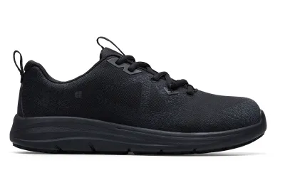 Toby II Black Composite Toe Non-Slip Textile Lace-up Shoes