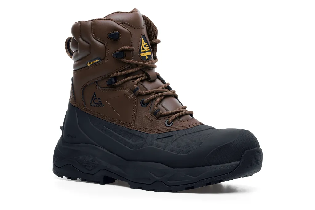 Mammoth IV: Brown Waterproof Insulated Composite-Toe Boots | Shoes