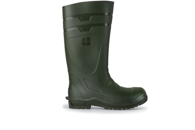 Sentry Slip-Resistant Steel Toe Waterproof PVC Work Boot (Green) | Shoes For Crews