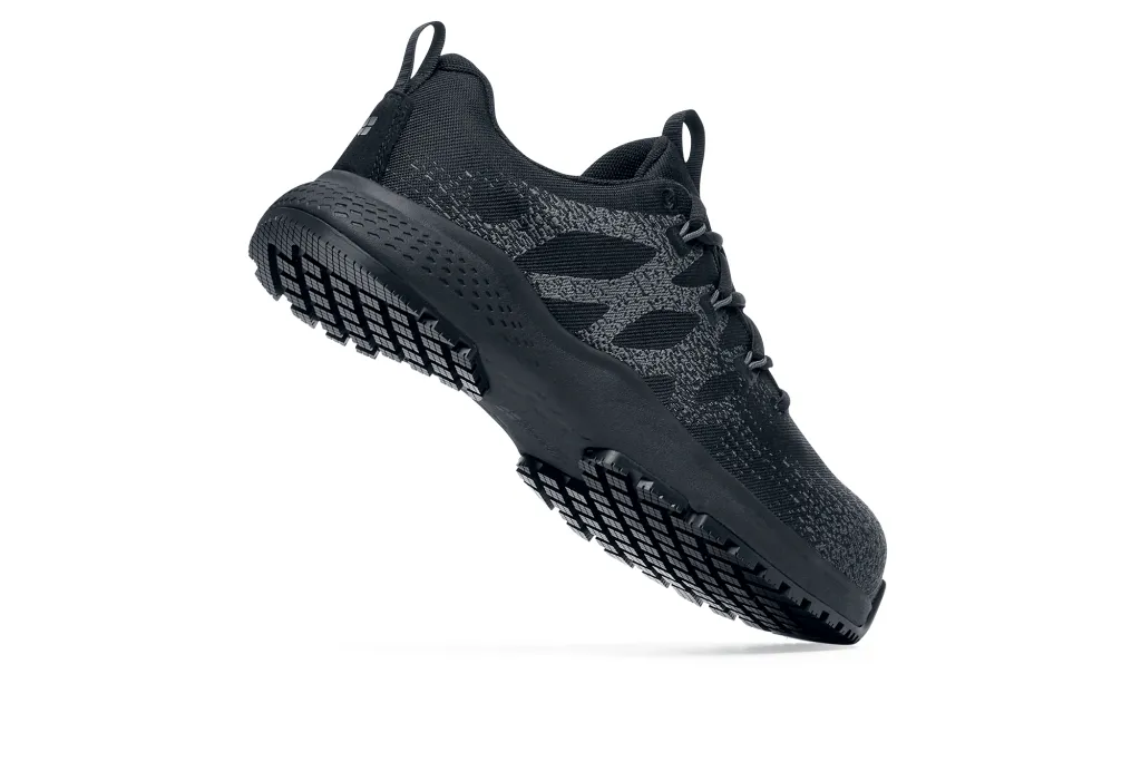 Shoes For Crews® Women's Heather II Black Safety-Toe Sneaker