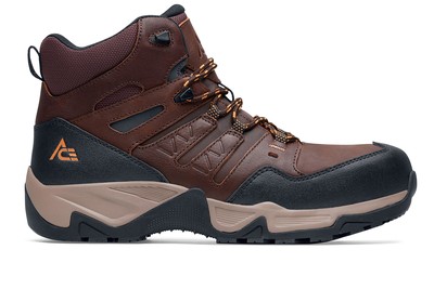 Badlands Hiker Mid Brown Composite-Toe Work Boots | Shoes For Crews