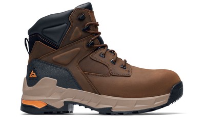 Burren Brown Composite Toe Slip-Resistant Boots | Shoes For Crews