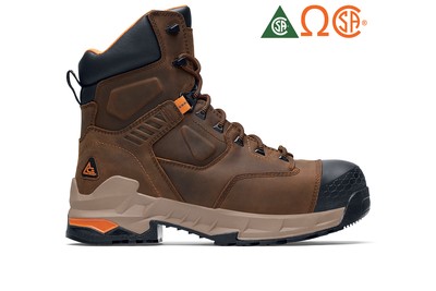 Redrock 8 Inch Men's Brown Composite-Toe CSA Work Boots | Shoes For Crews