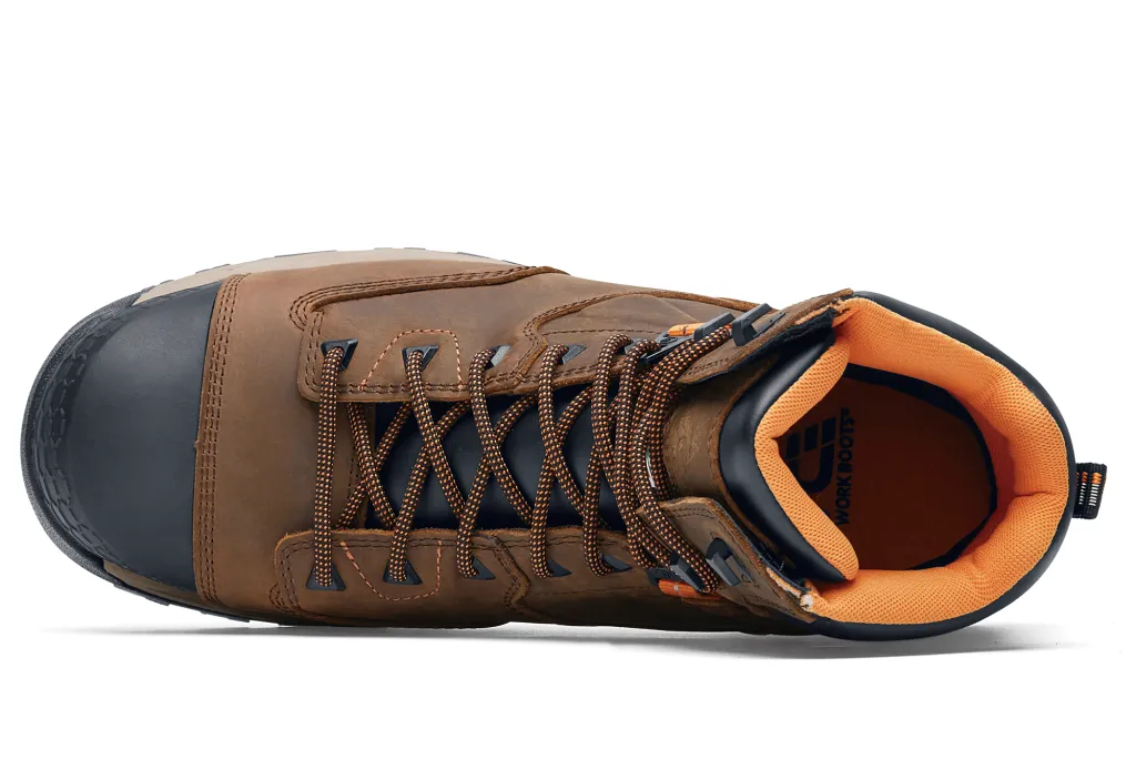 Redrock 8 Inch Men's Brown Composite-Toe CSA Work Boots | Shoes