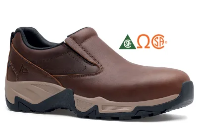 Badlands Hiker Slip-On CSA Nano Composite Toe three-quarter view