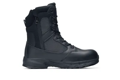 Defense 8 Inch - Nano Composite Toe - Puncture Resistant Waterproof Side-zip left view