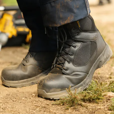 Defense 8 Inch - Nano Composite Toe - Puncture Resistant Waterproof Side-zip lifestyle image #1