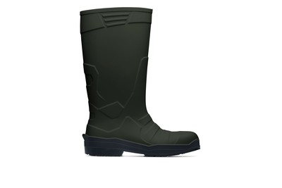 Sentinel Steel Toe Green Slip-Resistant Pull On Boots