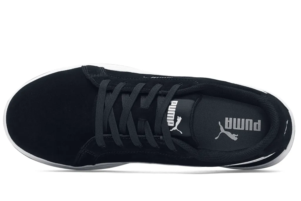 Men's PUMA Safety Iconic Low CT–Black/White Non-Slip Work Shoes