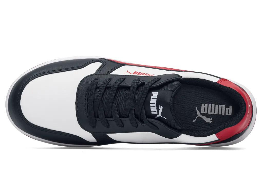 Men's PUMA Safety Frontcourt CT ESD–Black/White/Red Work Shoes