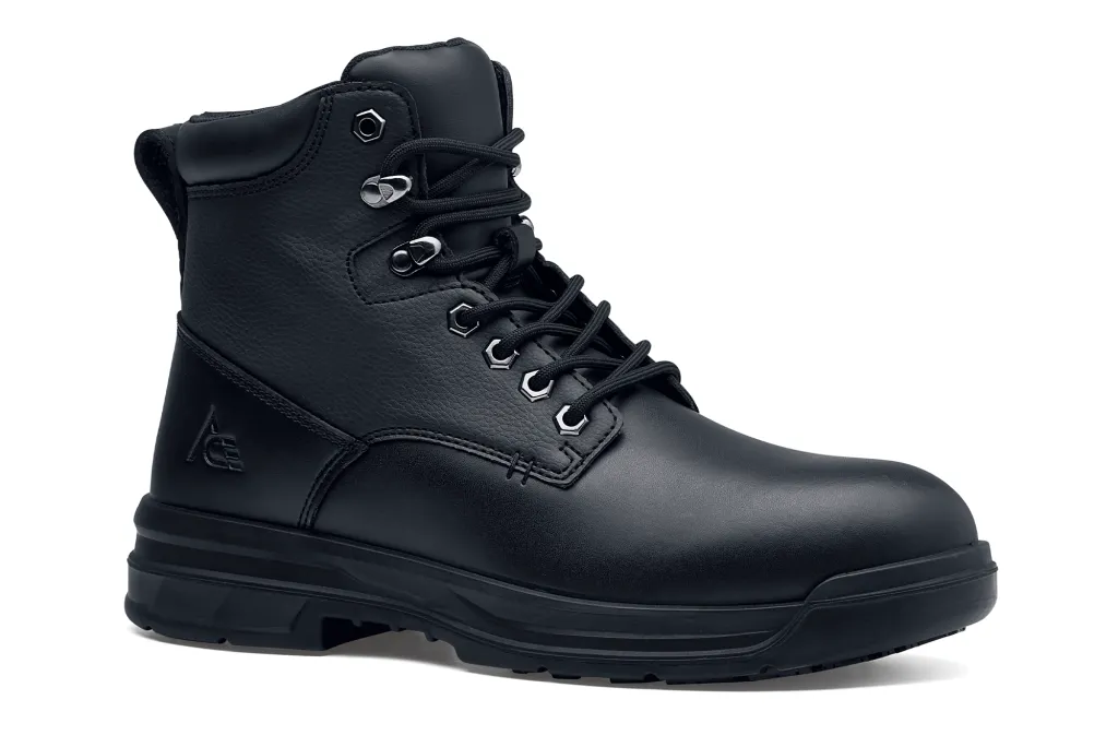 Men's ACE® Rowan II ST – Black Non-Slip Steel-Toe Boots