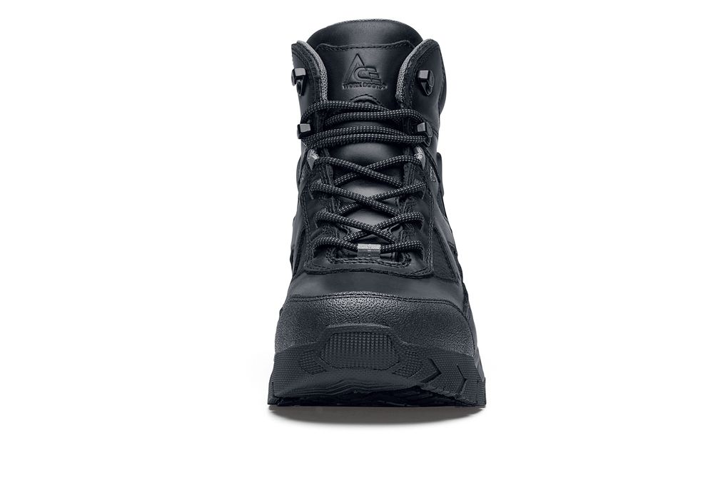 Glacier: Men's Black Steel-Toed Work Boots | Shoes For Crews