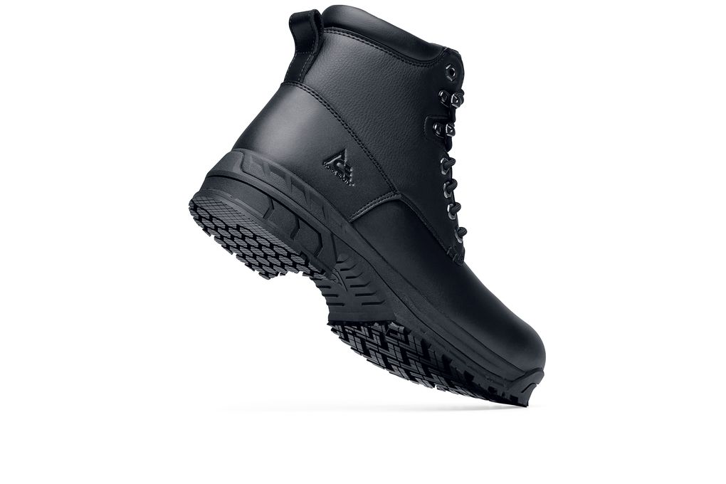 black non slip boots