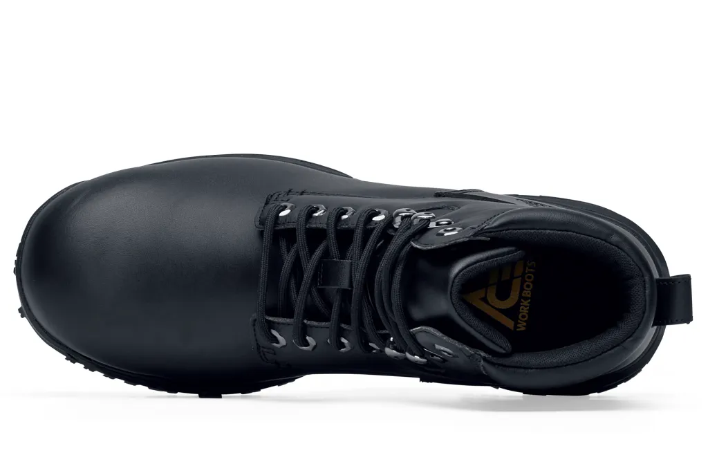 August: Women's Slip-Resistant Steel Toe Work Boots | Shoes For Crews