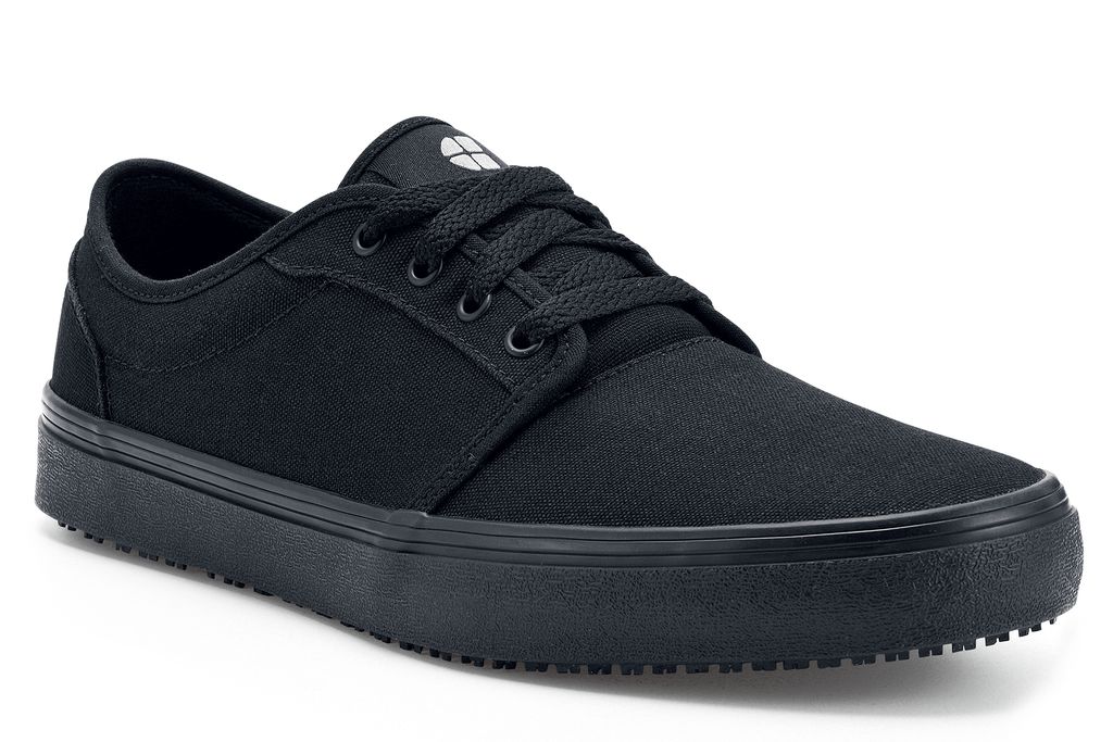Merlin Casual Women s Canvas Black Slip Resistant Work Shoes
