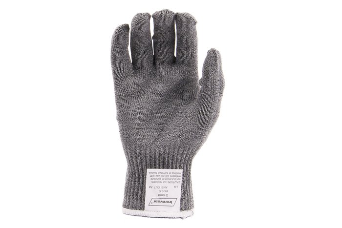 Cut Resistant Knit Work Gloves (pack of 12 gloves) / Gray