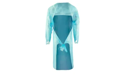 Disposable Gowns (20 per pack) three-quarter view