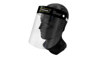 Ironwear Clear Face Shield - One size fits all - 10 per pack | Shoes For Crews