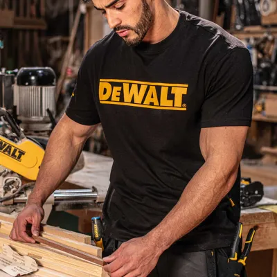 DEWALT Brand Carrier T-Shirt Black lifestyle image #1