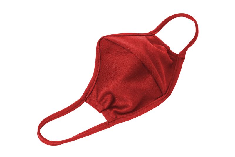 B-Core 3-Ply Reusable Masks (5-Pack Red) right view