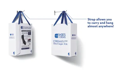 CREWGUARD® Stretch Storage Kit (with 8 pairs) three-quarter view