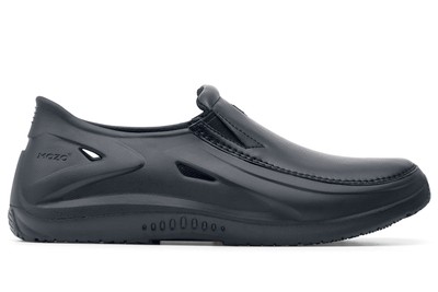 MOZO Sharkz II Men's Black Slip-Resistant Chef Shoes | Shoes For Crews