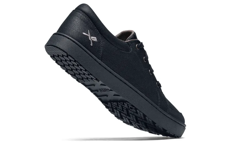 Mozo Colours Maven Black Canvas Women's Slip-Resistant MOZO Work Shoes | Shoes For Crews