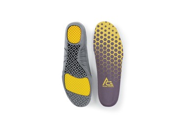 Black & Yellow Comfort Insole with Gel | Shoes For Crews