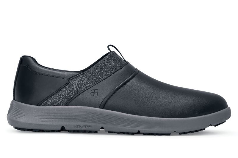 elastic band round toe flat heel men's sneakers